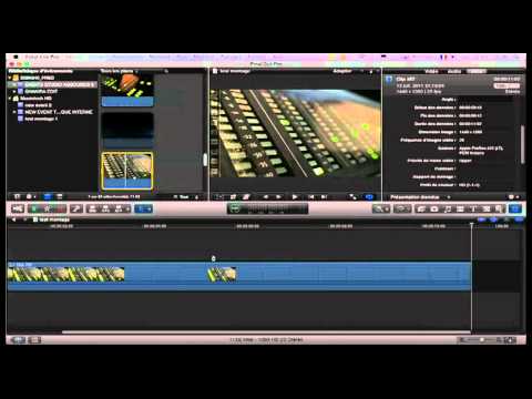 comment modifier la durée sur final cut pro x