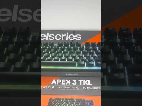 Unboxing Steelseries Apex 3 TKL keyboard #shorts #keyboard #gamers #steelseries #ps5