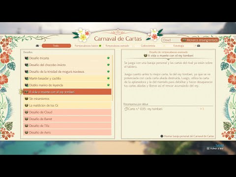 Final Fantasy VII Rebirth | Carnaval de cartas | A vida o muerte con el rey tomberi