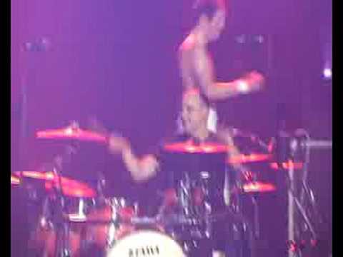 Dave Knight Joins Gary Mullen as Freddie Mercury on stage -at the Alhambra theatre, Dunfermline - September 2008