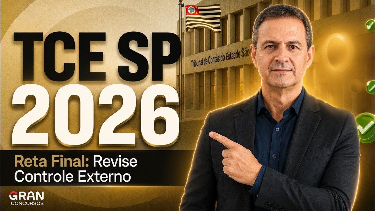 TCE SP 2026 | Reta Final: Revise Controle Externo