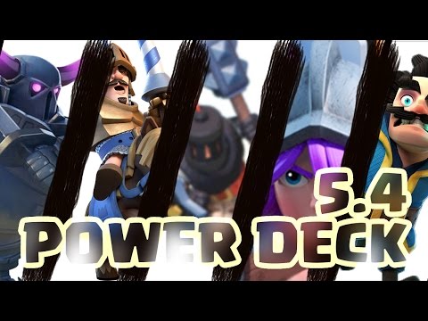 5.4 3-MUSKETEER HEAL POWER DECK || Clash Royale Pekka Double Prince with 3 Musketeers