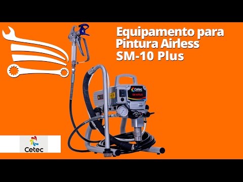 Máquina de Pintura Airless 1,1HP 3200 PSI 110V - Video