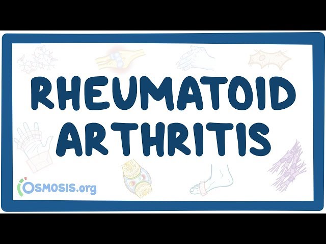 Video Pronunciation of rheumatoid arthritis in English