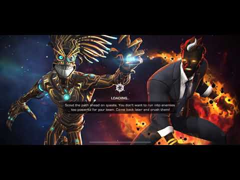 6* Invisible Woman gameplay vs ROL WS.  Insane damage potential and sustainability