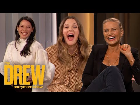 Drew Kicks Off Her First Show with Her Charlie's Angels Sisters Cameron Diaz and Lucy Liu