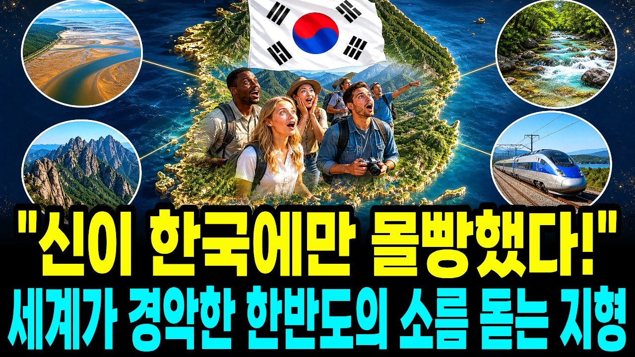 "작은 땅에 모든 축복을 쏟아부었다" 강대국조차 흉내 낼 수 없는 한국 영토의 경이로운 가치