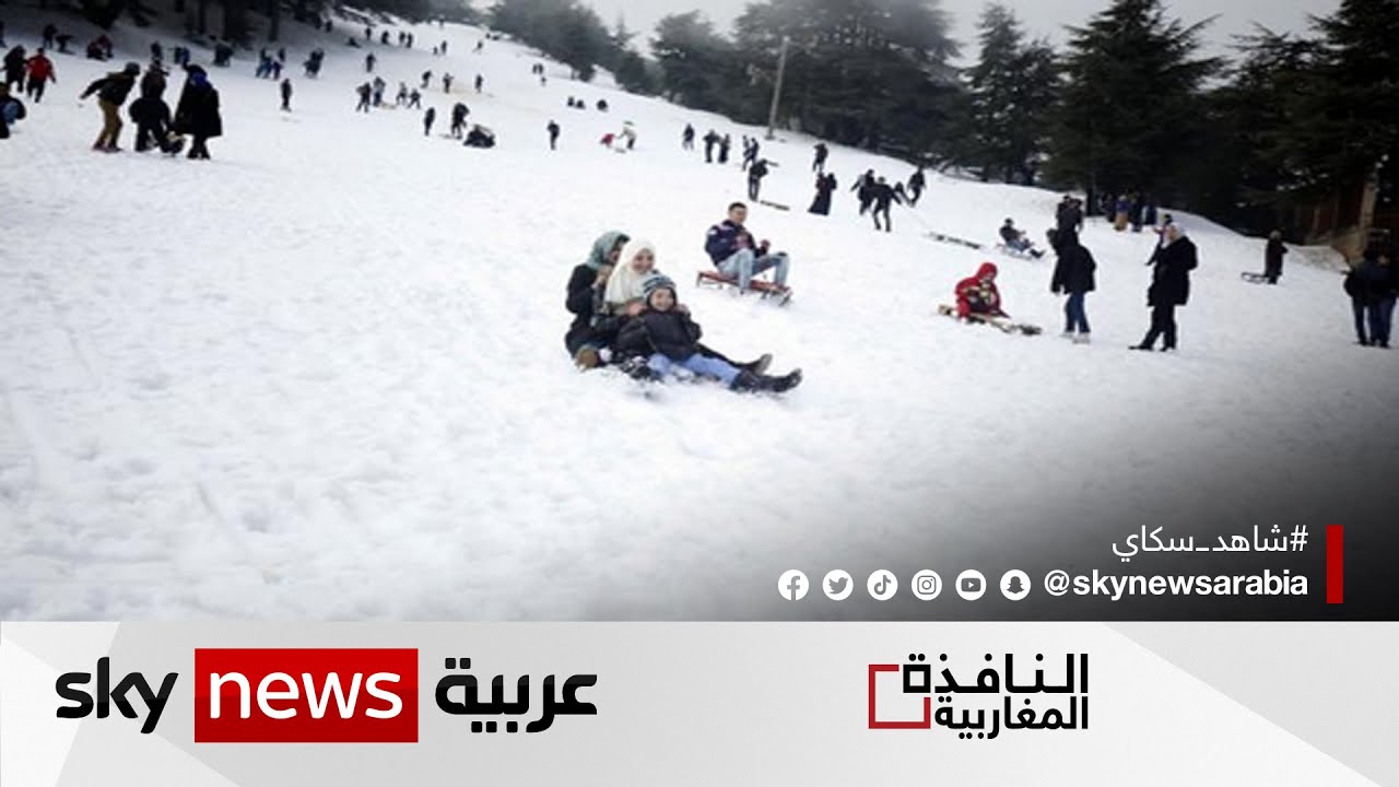 الثلوج تعيد الحياة إلى منتزه الشريعة في الجزائر | #النافذة_المغاربية