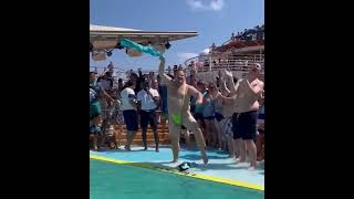 Mankini Belly Flop Royal Caribbean Adventure of the Seas