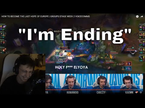 Caedrel Watching MAD Lions Voice Comms - MAD vs GEN