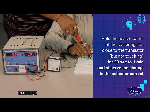 Bias the Transistor and Determine its Characteristics