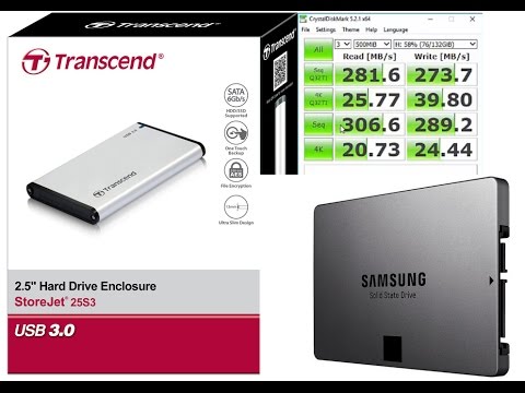 Transcend Storejet 25S3 unboxing, review and speed test