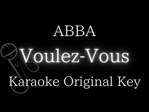 【Karaoke Instrumental】Voulez-Vous / ABBA【Original Key】