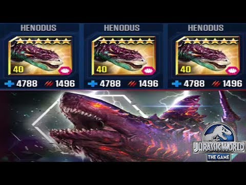 3 Henoduses VS BOSS Colossus 04 - Jurassic World The Game