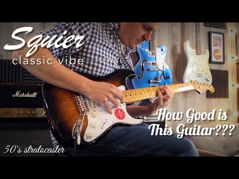 Обзор электрогитары Fender Squier Classic Vibe '50s Stratocaster