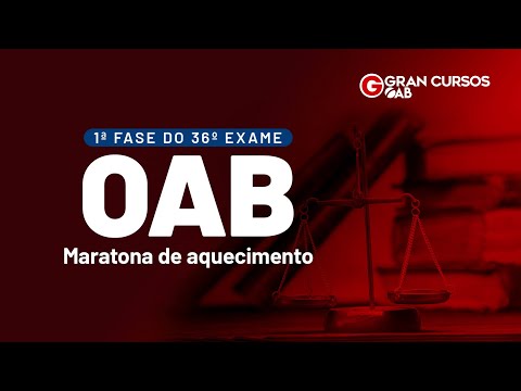 1ª fase do 36º Exame - Maratona de aquecimento