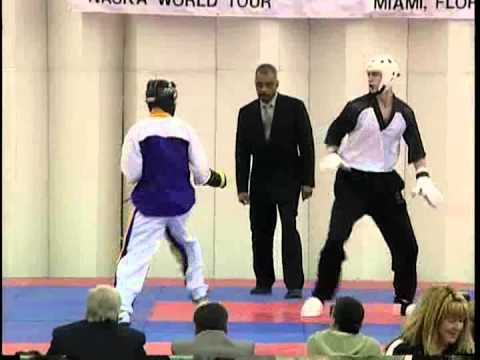 Alex Lane vs Joe Fife 2006 Pan American Internationals Karate Tournament