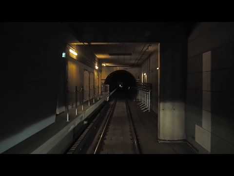 Budapest metro line M4 driver's view