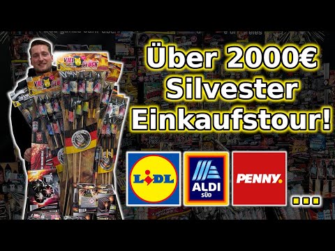 GRÖẞTE FEUERWERK EINKAUFSTOUR 2023/24?! | Gewinnspiel🍀 2000€ Silvesterfeuerwerk