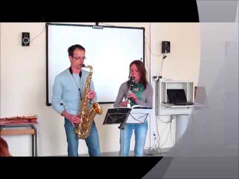 Animation musicale - Clarinette et saxophone