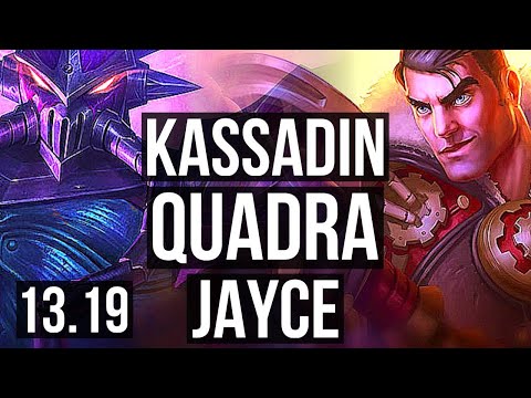 KASSADIN vs JAYCE (MID) | Rank 3 Kassadin, Quadra, Comeback, Legendary | BR Challenger | 13.19