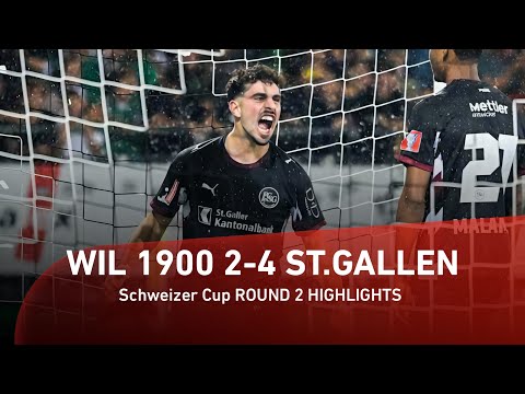 HIGHLIGHTS | FC Wil 1900 vs St.Gallen 1:1 (1:3)