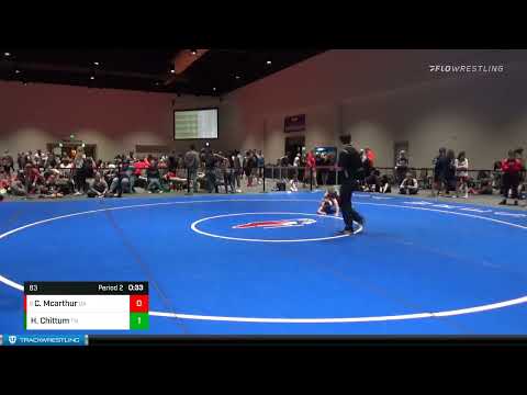 83 Lbs 1st Place Match - Cooper Mcarthur, GA Vs Hudson Chittum, TN 794f