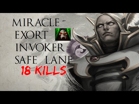 Miracle-  Exort Invoker Sharpshooter and Imba Gameplay
