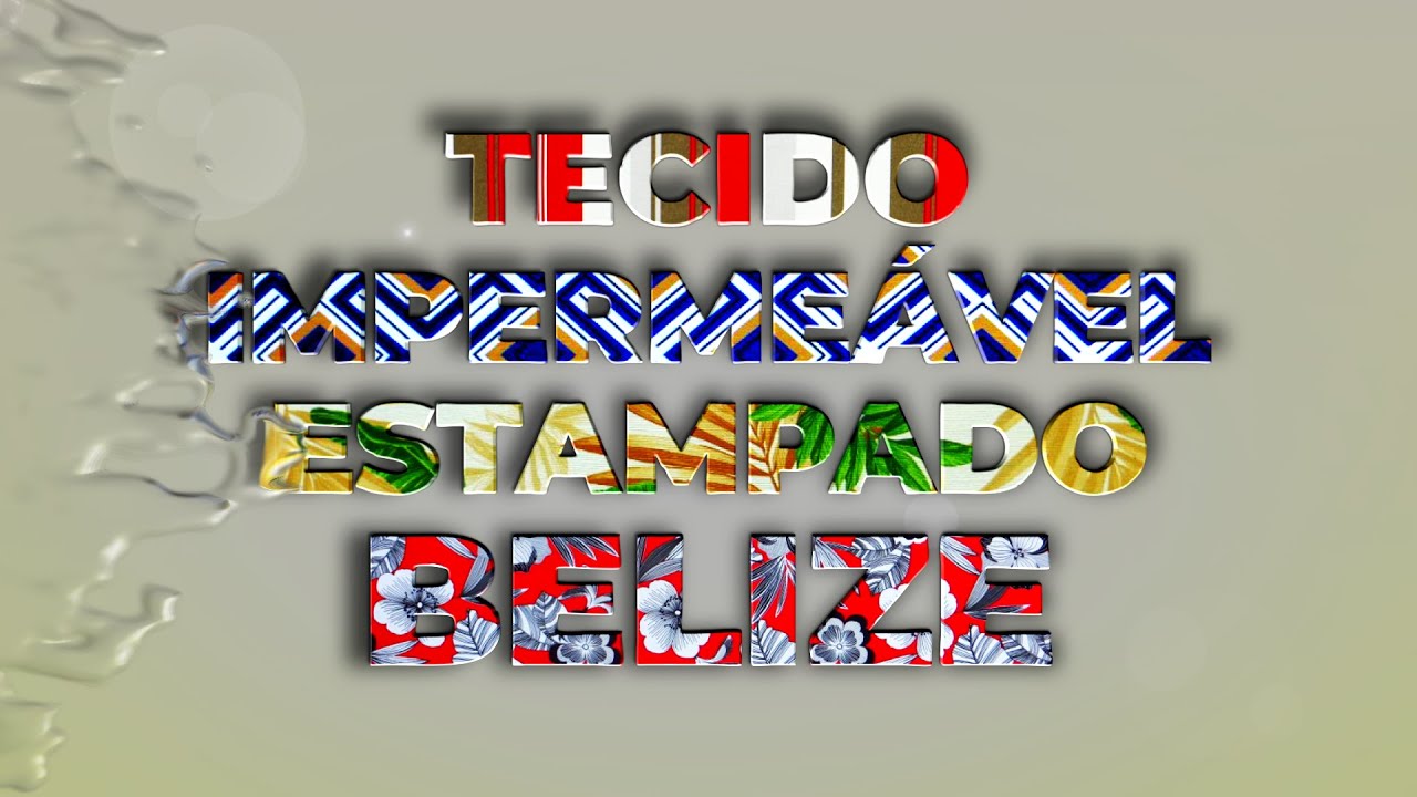 Watch Now Tecido Impermeável Estampado Belize Tecido Impermeável Estampado Belize