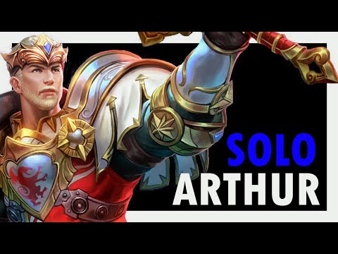 ESTO ES ABSURDO 🤯 | SMITE KING ARTHUR SOLO BUILD