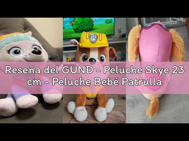Vídeo relacionado con GUND - Peluche Skye 23 cm - Peluche Bebé Patrulla Canina - Juguetes bebés 1 año +