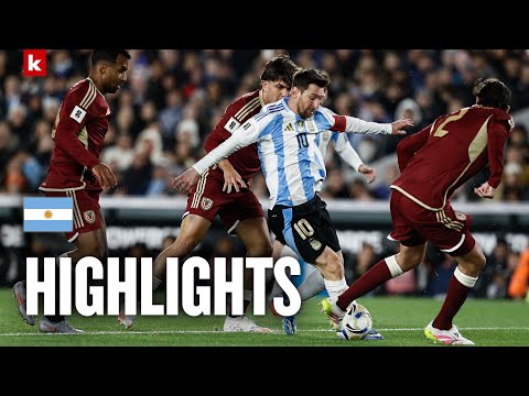 Messi verabschiedet sich mit Doppelpack: Feuerwerk und Gänsehaut | Argentinien - Venezuela 3:0