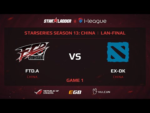 FTD.A vs ex-DK, StarSeries 13 China, Game 1