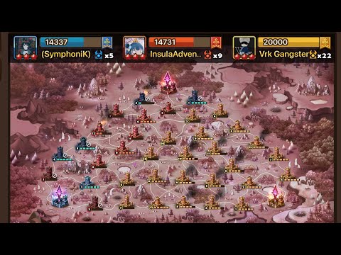 High G3 Siege War! (SymphoniK) vs InsulaAdventum vs Vrk Gangster - Summoners War