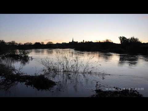 The Flooded River Wye in Time Lapse