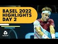 Ruud Battles Wawrinka; Murray & Bautista Agut Also In Action | Basel 2022 Highlights Day 2