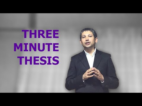 Three Minute Thesis (3MT) 2020 - Amrit Dhakal