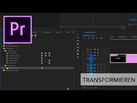 Transformieren in Premiere Pro