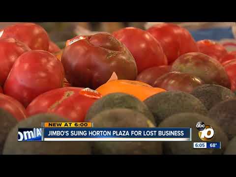 Rede de supermercados processando Horton Plaza por perda de vendas