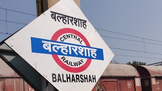preview picture of video 'BALHARSHAH STATION LONGEST ANNOUNCEMENTS - IRFCA/MSTS'