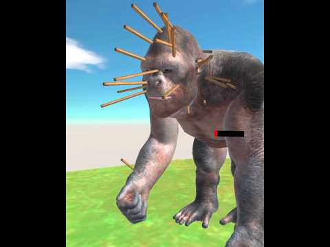 A shower of arrows fell on Goro the Giant // ARBS // Animal Revolt Battle Simulator !!