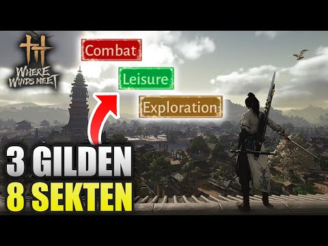 Where Winds Meet - 3 guilds, 8 sects, 12 marriages 😂 All social interactions