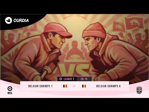 Belgian Shrimps 1 🇧🇪 vs Belgian Shrimps A 🇧🇪 🥌 Belgian Curling LIVE! 🔴 BCL League E #curling