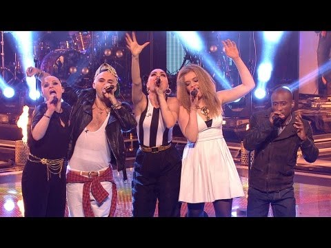 Jessie and her team: 'We Are Young' - The Voice UK - Live Show 4 - BBC