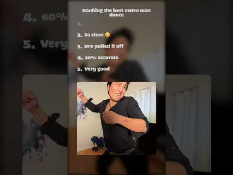 Ranking the top 5 Best metroman dance #Dance #DanceChallenge #ViralDance #metroman#DanceTok#shorts