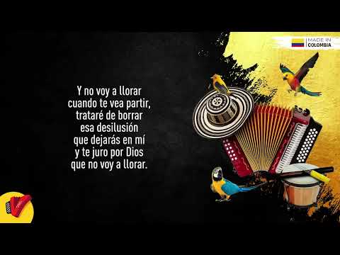 No Voy A Llorar, Los Diablitos, Video Letra - Sentir Vallenato