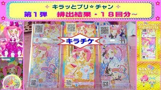【キラッとプリチャン】第１弾☆ 「排出結果18回分」と「キラチケ・パシャッとアイテム」を紹介するよ〜(^O^)/・・・No.2