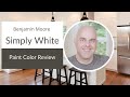 Benjamin Moore Simply White Paint Color Review