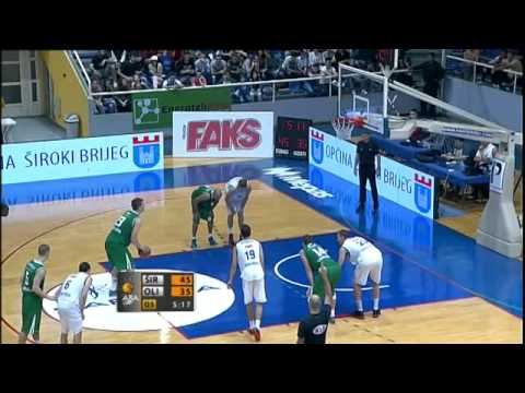 HKK Široki Primorka - Union Olimpija 60:58, 3. kolo ABA liga 2013/14