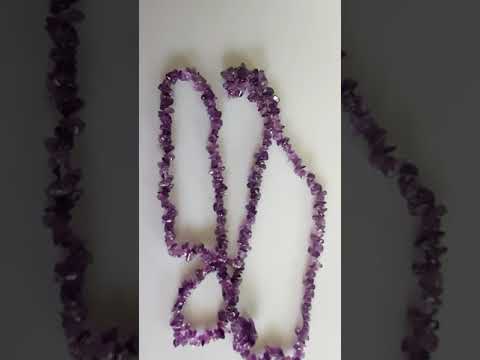 Chips purple amethyst chip beads